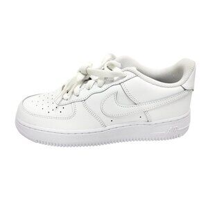 Nike Air Force 1 Youth Shoes DH2920-111 White Leather Size 6.5Y EU 39 Sneakers